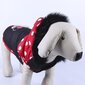 Koera mantel Minnie Mouse Punane Must XXS hind ja info | Riided koertele | kaup24.ee