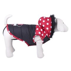 Koera mantel Minnie Mouse Punane Must XXS цена и информация | Одежда для собак | kaup24.ee