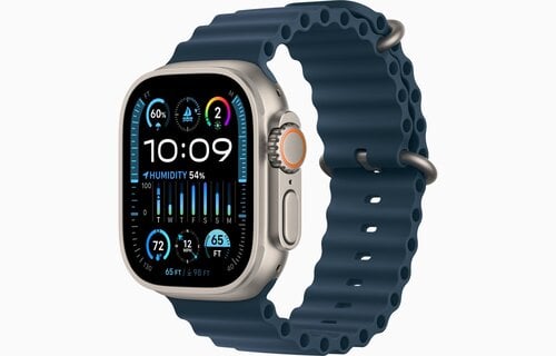 Apple Watch Ultra 2 GPS + Cellular, 49mm Titanium Case with Blue Ocean Band MREG3UL/A hind ja info | Nutikellad (smartwatch) | kaup24.ee