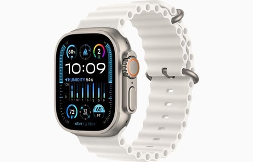 Apple Watch Ultra 2 GPS + Cellular, 49mm Titanium Case with White Ocean Band MREJ3UL/A hind ja info | Nutikellad (smartwatch) | kaup24.ee