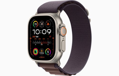 Apple Watch Ultra 2 GPS + Cellular, 49mm Titanium Case with Indigo Alpine Loop - Small MRER3EL/A hind ja info | Nutikellad (smartwatch) | kaup24.ee