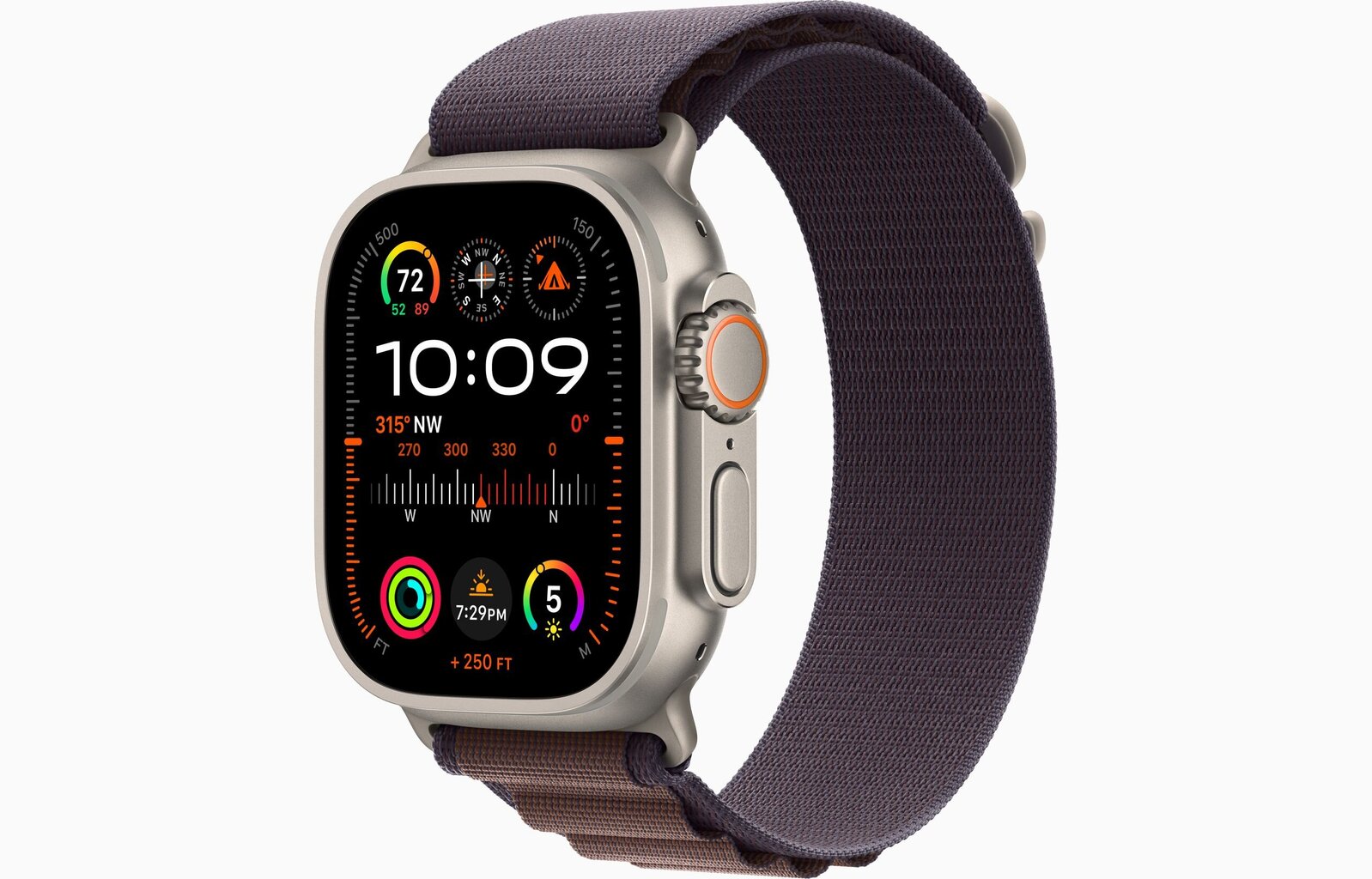 Apple Watch Ultra 2 GPS + Cellular, 49mm Titanium Case with Indigo Alpine Loop - Medium MRET3UL/A цена и информация | Nutikellad (smartwatch) | kaup24.ee