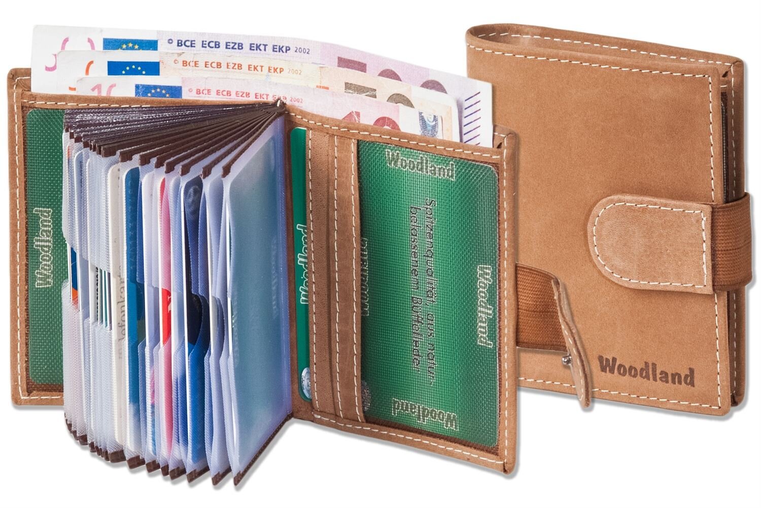 Meeste rahakott nahast Woodland hind ja info | Meeste rahakotid | kaup24.ee