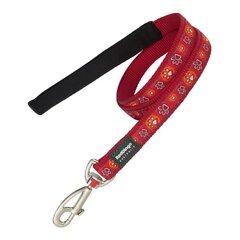 Поводок для собак Red Dingo Красный (2 x 120 cm) цена и информация | Поводки для собак | kaup24.ee