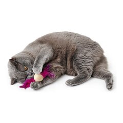 игрушка для котов Hunter Mala Перья Розовый Мяч (4 cm) цена и информация | Игрушки для кошек | kaup24.ee