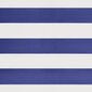 vidaXL sissetõmmatav varikatus sinine-valge 3x2,5 m kangas, alumiinium цена и информация | Päikesevarjud, markiisid ja alused | kaup24.ee