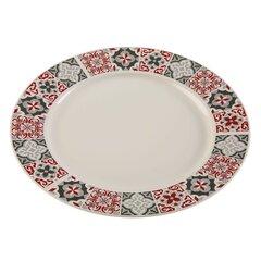 Плоская тарелка Versa Тёмно Бордовый Фарфор цена и информация | Посуда, тарелки, обеденные сервизы | kaup24.ee