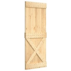 vidaXL uks, 85 x 210 cm, männipuit hind ja info | Siseuksed | kaup24.ee