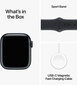 Apple Watch Series 9 GPS 41mm Midnight Aluminium Case with Midnight Sport Band - M/L - MR8X3ET/A hind ja info | Nutikellad (smartwatch) | kaup24.ee