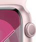 Apple Watch Series 9 GPS 45mm Pink Aluminium Case with Light Pink Sport Band - M/L MR9H3ET/A цена и информация | Nutikellad (smartwatch) | kaup24.ee