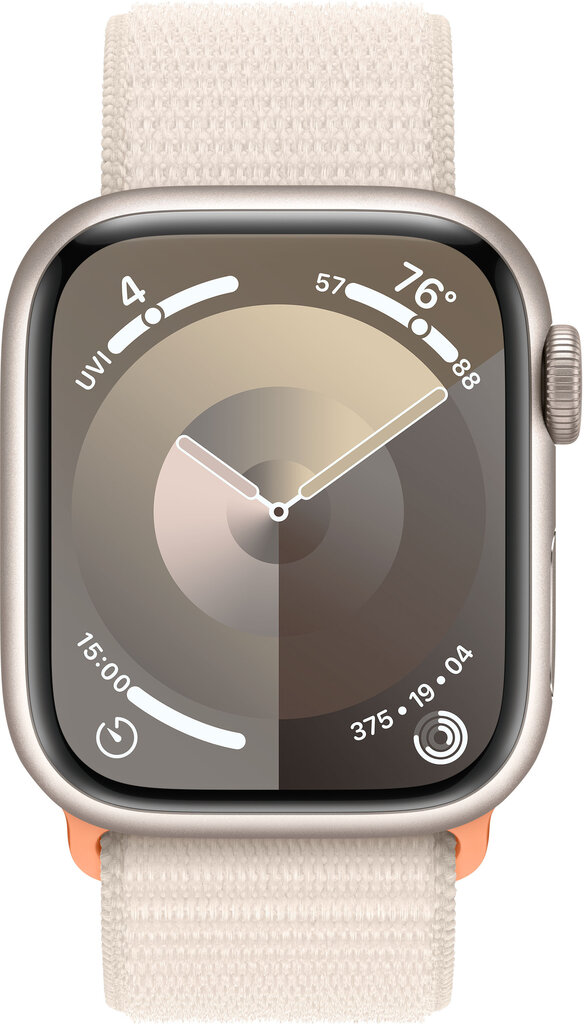 Apple Watch Series 9 GPS + Cellular 41mm Starlight Aluminium Case with Starlight Sport Loop MRHQ3ET/A hind ja info | Nutikellad (smartwatch) | kaup24.ee