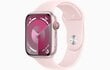 Apple Watch Series 9 GPS + Cellular 41mm Pink Aluminium Case with Light Pink Sport Band - S/M MRHY3ET/A цена и информация | Nutikellad (smartwatch) | kaup24.ee