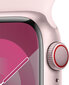 Apple Watch Series 9 GPS + Cellular 41mm Pink Aluminium Case with Light Pink Sport Band - M/L MRJ03ET/A hind ja info | Nutikellad (smartwatch) | kaup24.ee