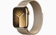 Apple Watch Series 9 GPS + Cellular 41mm Gold Stainless Steel Case with Gold Milanese Loop - MRJ73ET/A hind ja info | Nutikellad (smartwatch) | kaup24.ee