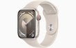 Apple Watch Series 9 GPS + Cellular 45mm Starlight Aluminium Case with Starlight Sport Band - M/L MRM93ET/A цена и информация | Nutikellad (smartwatch) | kaup24.ee