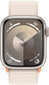 Apple Watch Series 9 GPS + Cellular 45mm Starlight Aluminium Case with Starlight Sport Loop MRMA3ET/A hind ja info | Nutikellad (smartwatch) | kaup24.ee