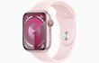 Apple Watch Series 9 GPS + Cellular 45mm Pink Aluminium Case with Light Pink Sport Band - M/L - MRML3ET/A цена и информация | Nutikellad (smartwatch) | kaup24.ee