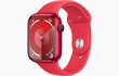 Apple Watch Series 9 GPS 41mm (PRODUCT)RED Aluminium Case with (PRODUCT)RED Sport Band - S/M MRXG3ET/A цена и информация | Nutikellad (smartwatch) | kaup24.ee