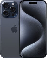 Apple iPhone 15 Pro 128GB Blue Titanium MTV03PX/A hind ja info | Telefonid | kaup24.ee