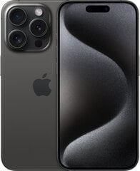 Apple iPhone 15 Pro 512GB Black Titanium MTV73PX/A hind ja info | Telefonid | kaup24.ee