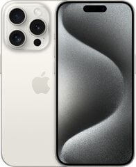 Apple iPhone 15 Pro 1TB White Titanium MTVD3PX/A цена и информация | Мобильные телефоны | kaup24.ee