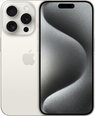 Apple iPhone 15 Pro Max 1TB White Titanium MU7H3PX/A hind ja info | Apple Mobiiltelefonid, foto-, videokaamerad | kaup24.ee