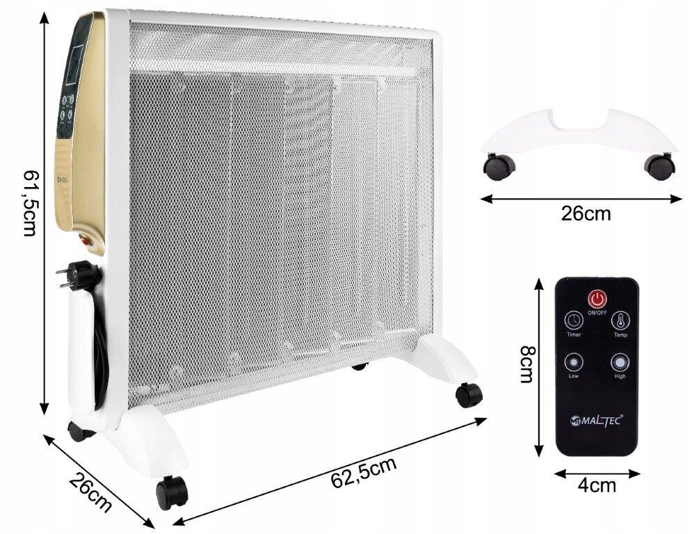 Elektriline kütteseade Maltec 2500W hind ja info | Küttekehad | kaup24.ee