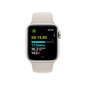 Apple Watch SE GPS 40mm Starlight Aluminium Case with Starlight Sport Band - M/L - MR9V3ET/A цена и информация | Nutikellad (smartwatch) | kaup24.ee