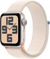 Apple Watch SE GPS 40mm Starlight Aluminium Case with Starlight Sport Loop - MR9W3ET/A hind ja info | Nutikellad (smartwatch) | kaup24.ee