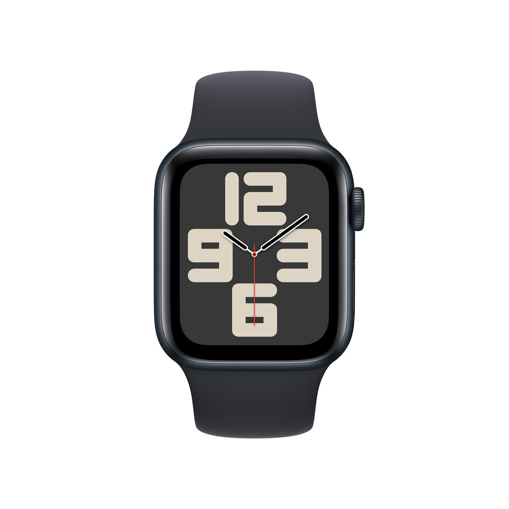 Apple Watch SE GPS 40mm Midnight Aluminium Case with Midnight Sport Band - S/M - MR9X3ET/A цена и информация | Nutikellad (smartwatch) | kaup24.ee