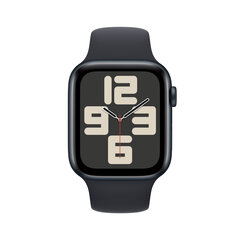 Apple Watch SE GPS 44mm Midnight Aluminium Case with Midnight Sport Band - S/M MRE73ET/A цена и информация | Смарт-часы (smartwatch) | kaup24.ee