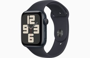 Apple Watch SE GPS 44mm Midnight Aluminium Case with Midnight Sport Band - M/L - MRE93ET/A hind ja info | Apple Videokaamerad, lisatarvikud | kaup24.ee
