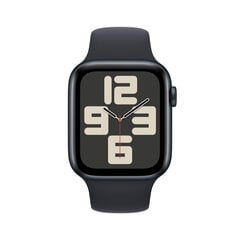 Apple Watch SE 2023 GPS 44mm Sport Band M/L, midnight (MRE93ET/A) цена и информация | Смарт-часы (smartwatch) | kaup24.ee