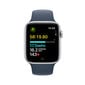 Apple Watch SE GPS 44mm Silver Aluminium Case with Storm Blue Sport Band - S/M - MREC3ET/A hind ja info | Nutikellad (smartwatch) | kaup24.ee