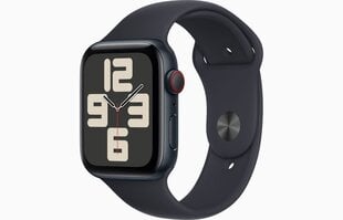 Apple Watch SE GPS + Cellular 40mm Midnight Aluminium Case with Midnight Sport Band - S/M MRG73ET/A цена и информация | Смарт-часы (smartwatch) | kaup24.ee