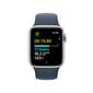 Apple Watch SE GPS + Cellular 40mm Silver Aluminium Case with Storm Blue Sport Band - M/L - MRGM3ET/A цена и информация | Nutikellad (smartwatch) | kaup24.ee