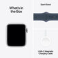 Apple Watch SE GPS + Cellular 44mm Silver Aluminium Case with Storm Blue Sport Band - S/M - MRHF3ET/A hind ja info | Nutikellad (smartwatch) | kaup24.ee