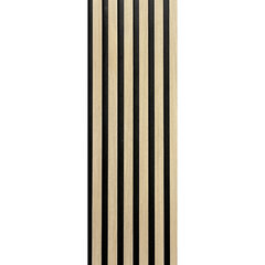 Ребристая панель с белёным дубовым шпоном. 2,43м длинна цена и информация | Настенная плитка | kaup24.ee