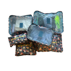 Набок сумок - органайзеров для чемодана, 6 шт. цена и информация | Чемоданы, дорожные сумки | kaup24.ee