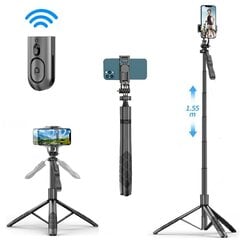 360-kraadine panoraam-selfipulk kaugjuhtimispuldi ja statiiviga, Livman L16 (selfie stick) цена и информация | Моноподы для селфи («Selfie sticks») | kaup24.ee