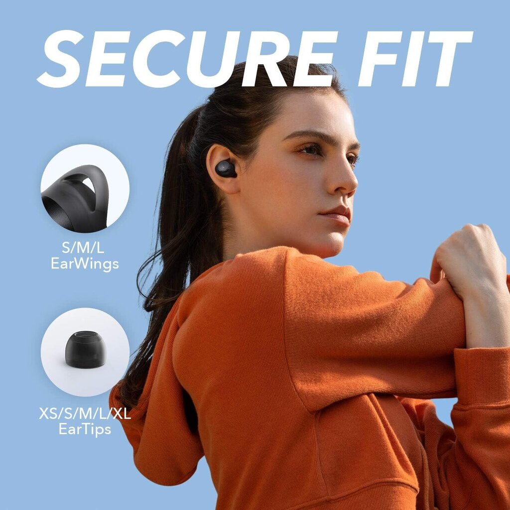 Anker Soundcore Wireless Earbuds Life A1, must цена и информация | Kõrvaklapid | kaup24.ee