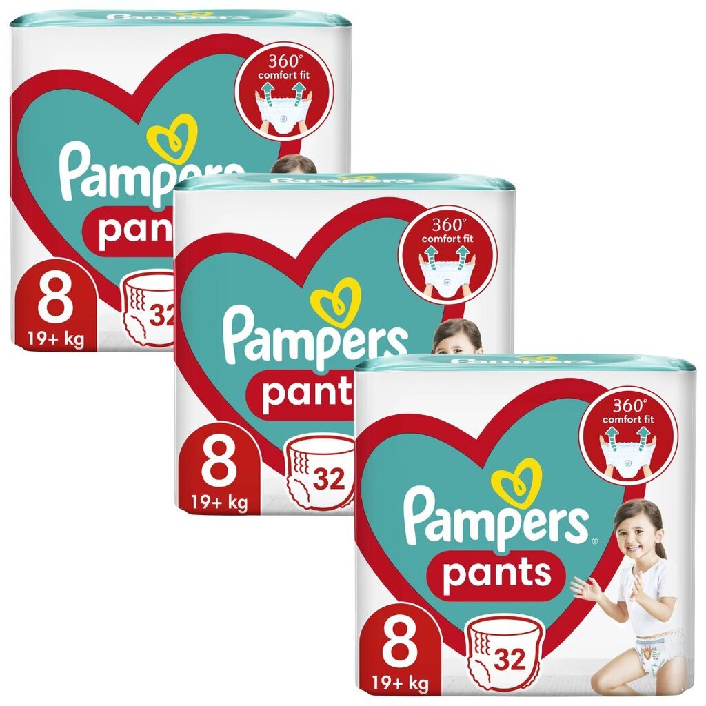 Mähkmed Pampers Pants Jumbo Pack 8 suurus, 96tk hind ja info | Mähkmed | kaup24.ee