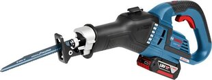 Аккумуляторная сабельная пила Bosch GSA 18V-32 2X5.0AH 1880CV, с аккумулятором и зарядным устройством цена и информация | Пилы, циркулярные станки | kaup24.ee