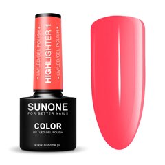 Kauapüsiv geellakk Sunone Highlighter 1 Neon, 5g цена и информация | Лаки для ногтей, укрепители для ногтей | kaup24.ee