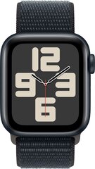 Apple Watch SE GPS 44mm Midnight Aluminium Case with Midnight Sport Loop - MREA3ET/A цена и информация | Смарт-часы (smartwatch) | kaup24.ee