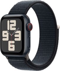 Apple Watch SE GPS + Cellular 40mm Midnight Aluminium Case with Midnight Sport Loop MRGE3ET/A цена и информация | Смарт-часы (smartwatch) | kaup24.ee