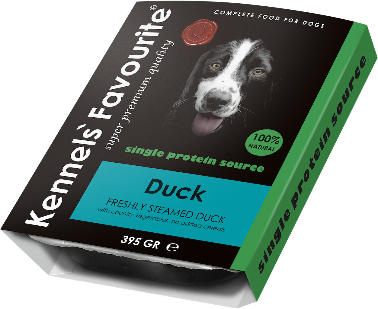 Kennels' Favourite Duck koertele koos pardiga, super premium klass, 395g hind ja info | Konservid koertele | kaup24.ee