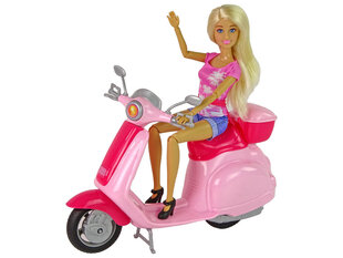 Кукла Anlily на розовом мопеде цена и информация | Игрушки для девочек | kaup24.ee