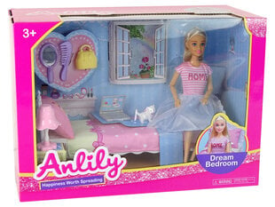 Кукла для спальни Anlily с аксессуарами цена и информация | Игрушки для девочек | kaup24.ee