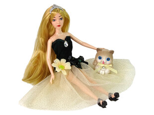 Кукла Эмили с длинными светлыми волосами и котенком цена и информация | Игрушки для девочек | kaup24.ee